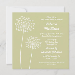 Queen Anne Bridal Shower Invitation