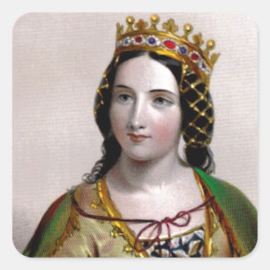 Queen Anne Neville Square Sticker