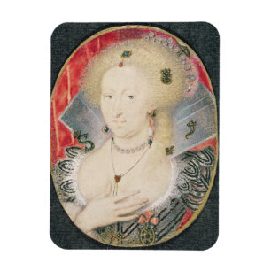 Queen Anne of Denmark, miniature Magnet