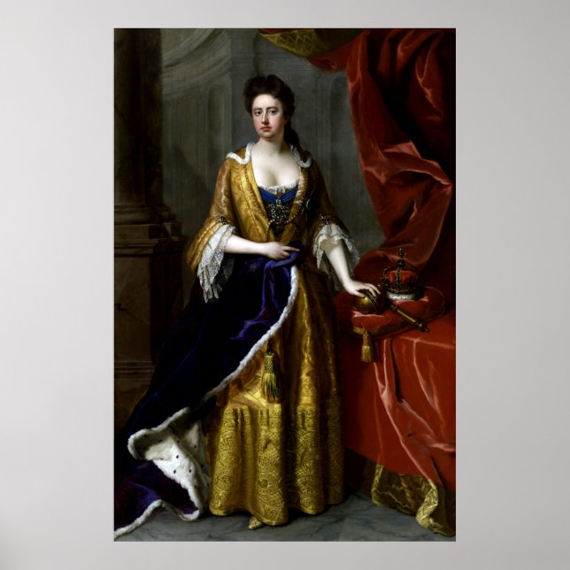 Queen Anne of Great Britain and Ireland Poster (Front)