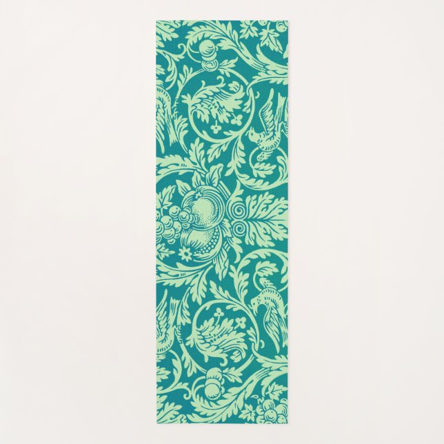 Queen Anne Pattern, William Morris Yoga Mat (Front)
