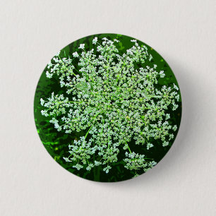 Queen Anne's Lace 6 Cm Round Badge