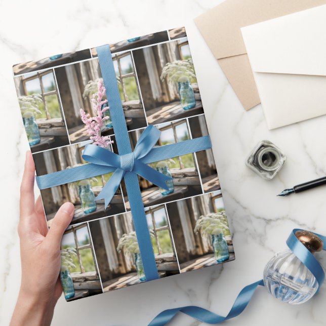 Queen Anne's Lace Bouquet Wrapping Paper (Gifting)