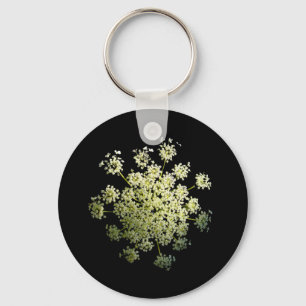Queen Anne's Lace  cutout Key Ring