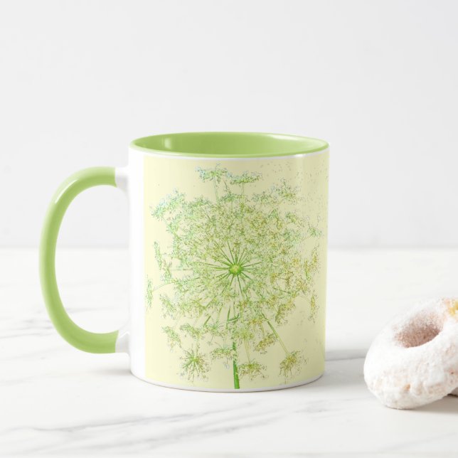 Queen Anne's Lace Gifts and Favours Mug (With Donut)