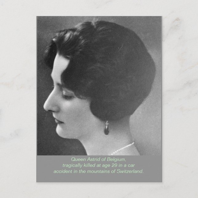 Queen Astrid of Belgium (Astrid of Sweden) Postcard (Front)