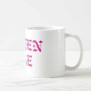 QUEEN BAE COFFEE MUG- ROYALTY (Pink Font) Mug