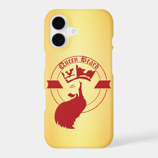Queen Beard Emblem on Gold