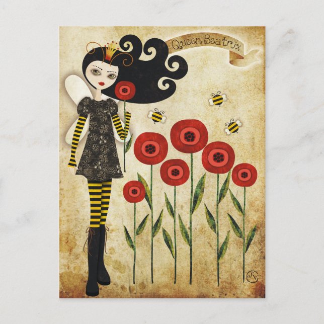 Queen Beatrix Postcards (Front)