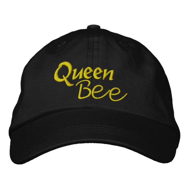 Queen Bee 2 - Larger Lettering Embroidered Hat (Front)