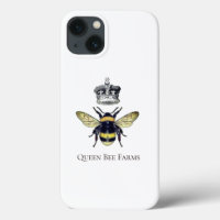 Queen Bee And Crown White Farms Or Apiary