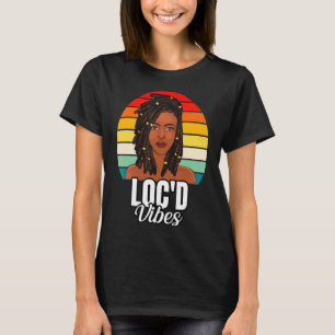 Queen Bee Black Girl Magic Melanin Women Afro Amer T-Shirt
