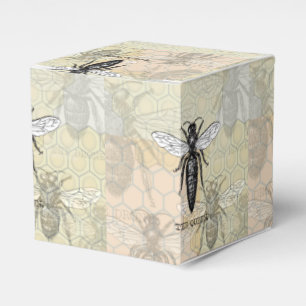 Queen Bee Bug Insect Antique Illustration Favour Box