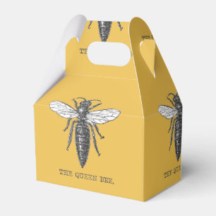 Queen Bee Bug Insect Antique Illustration Favour Box