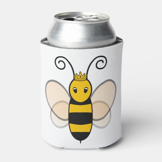 Queen Bee Can Cooler (Can Front)