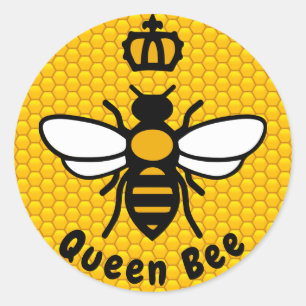 Queen Bee Classic Round Sticker
