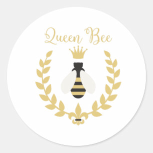 Queen Bee Classic Round Sticker
