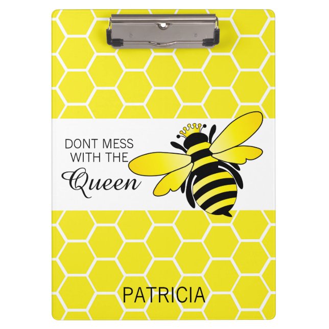 Queen Bee Clipboard (Front)