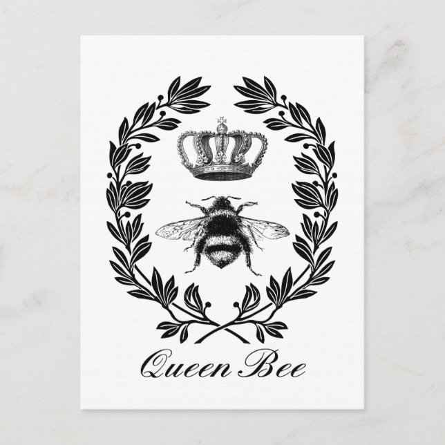 Queen Bee Collection by ThePreciousPast Postcard (Front)