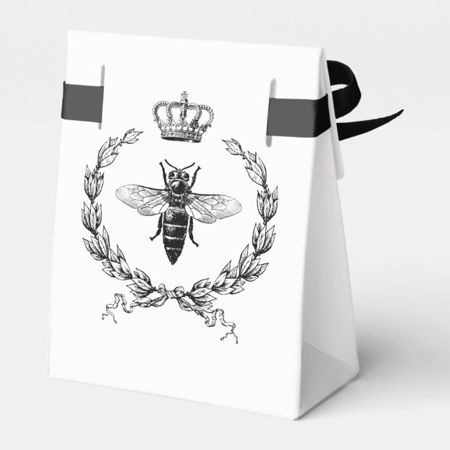 Queen Bee Favour Box (Back Side)