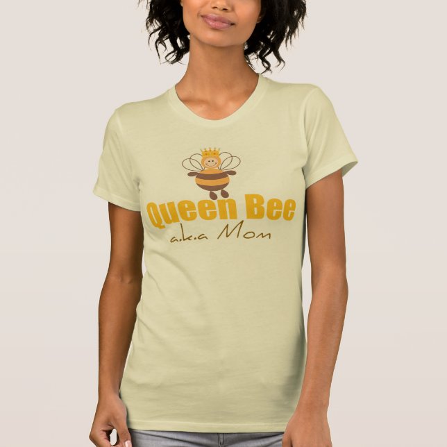 Queen Bee Funny Mother's Day T-Shirt (Front)