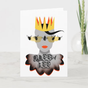 Queen Bee Greeting Card
