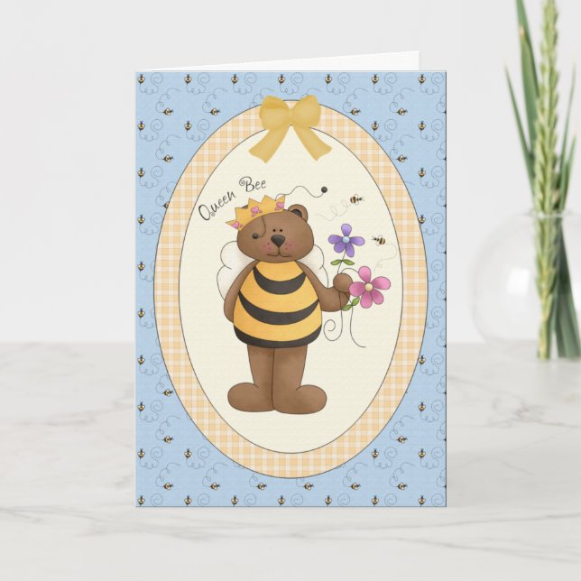 Queen Bee - Greeting Card (Front)