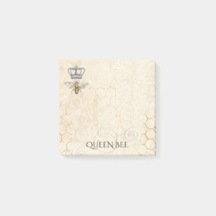 Queen Bee Honeycomb Hive Post-it Notes