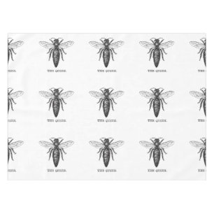 Queen Bee Illustration Classic Drawing Tablecloth
