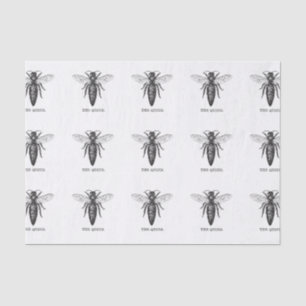 Queen Bee Illustration Classic Drawing Tissue Paper