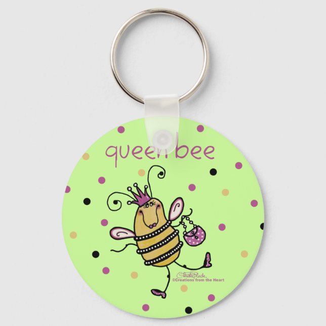 Queen Bee Key Ring (Front)