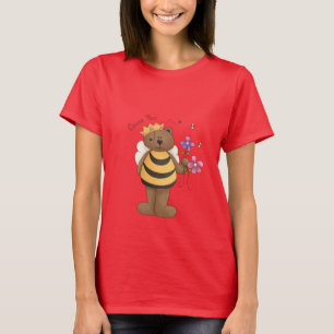 Queen Bee - Ladie's Ringer T-Shirt