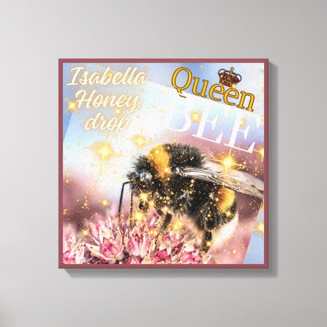 queen bee magazine  canvas print (Front)