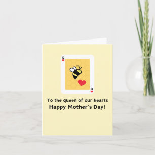 Queen Bee Mother's Day Card