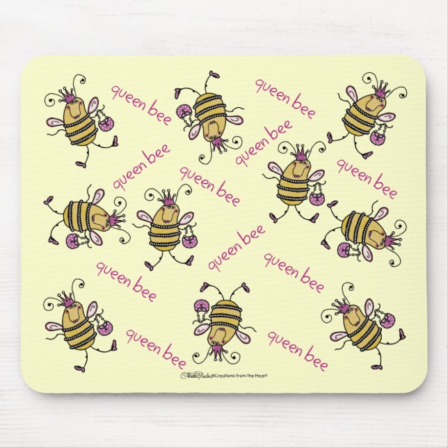 Queen Bee Mouse Mat (Front)