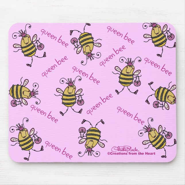 Queen Bee Mouse Mat (Front)