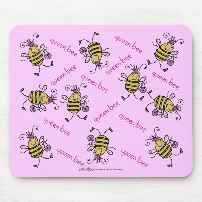 Queen Bee Mouse Mat (Front)