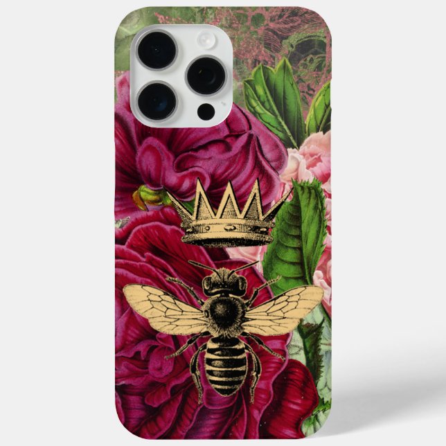 Queen Bee & Mystic Roses  Case-Mate iPhone Case (Back)