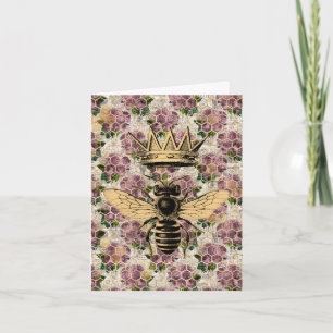 Queen Bee & Mystic Roses  Note Card