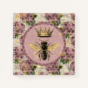 Queen Bee & Mystic Roses Notebook