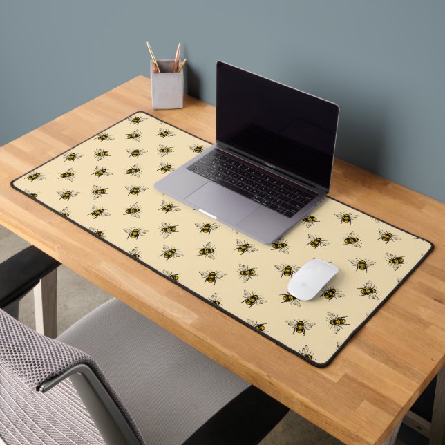 Queen Bee Pattern Desk Mat (Office 2)