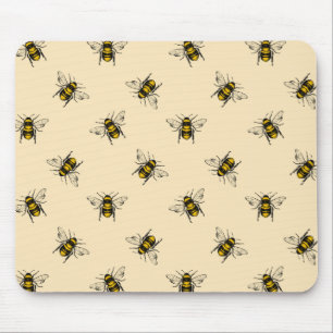 Queen Bee Pattern Mouse Mat
