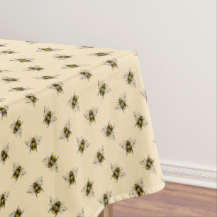 Queen Bee Pattern Tablecloth