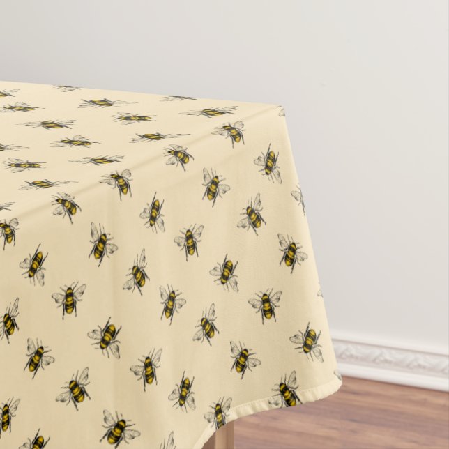 Queen Bee Pattern Tablecloth (In Situ)