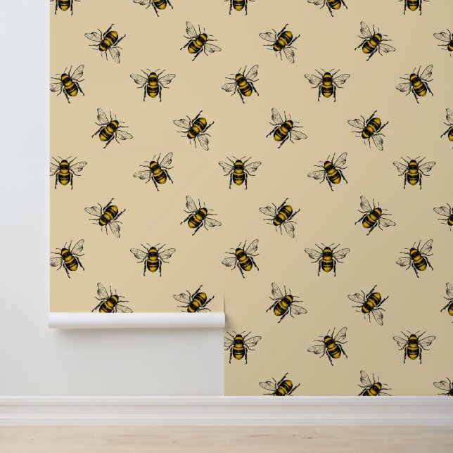 Queen Bee Pattern Wallpaper (Application)