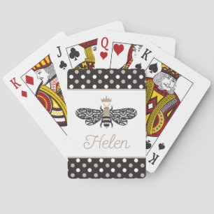 Queen Bee Personalised Playing Cards