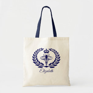 Queen bee personalised tote bag