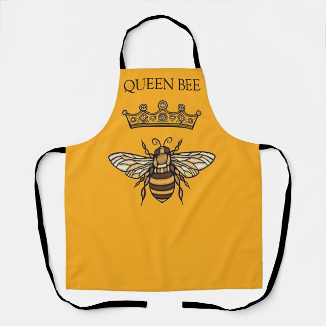 Queen Bee Personalize Apron (Front)