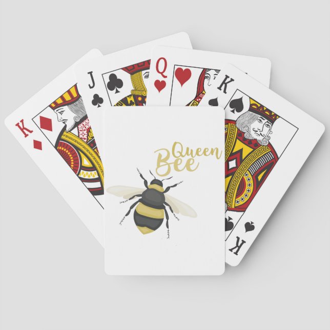 Queen Bee Playing Cards (Back)