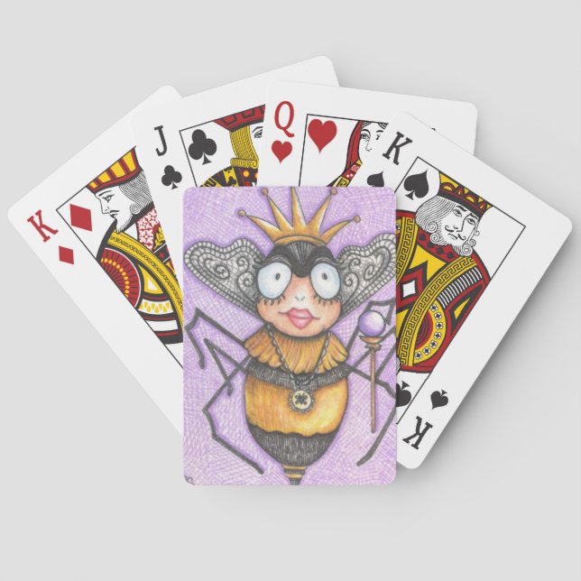 Queen Bee Playing Cards (Back)